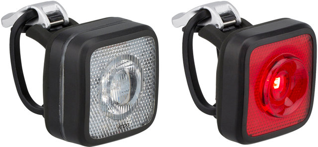 Twinpack à LED Blinder MOB USB (StVZO) - black/universal