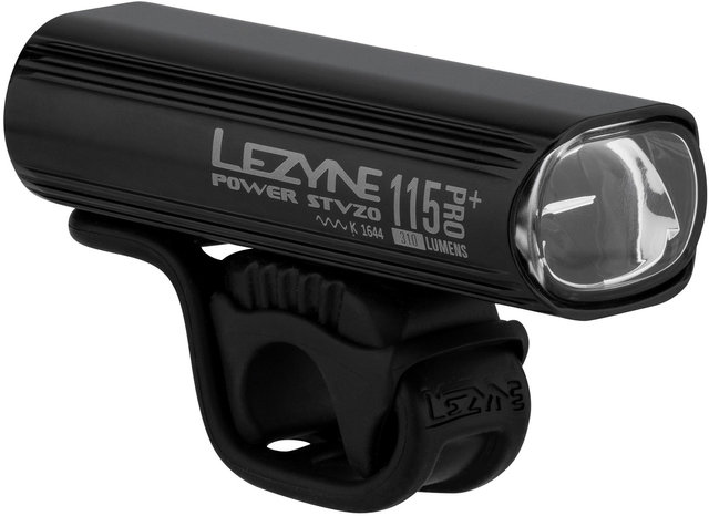 Lezyne Luz delantera Power Pro 115+ LED con aprobación StVZO - negro/115 Lux