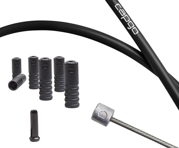 capgo Set de Câbles de Vitesses BL ECO longs pour Shimano/SRAM MTB et E-Bike - noir