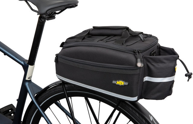 Topeak MTS TrunkBag EX Pannier Rack Bag w/ Adapter Plate - black/8 litres