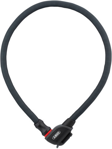 Candado de cable Steel-O-Flex Phantom 8960 con soporte KF - black/85 cm
