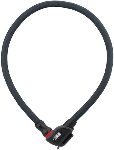 Candado de cable Steel-O-Flex Phantom 8960 con soporte TexKF - black/85 cm
