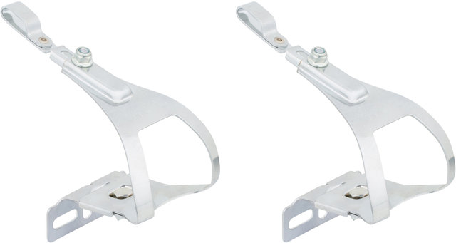 MKS Adjustable Toe Clip Pedalhaken - silber/universal