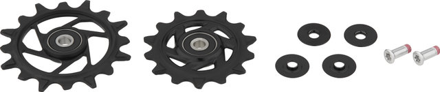 SRAM Schalträdchen Set für XX Eagle Transmission AXS T-Type Schaltwerk - black/14 Zähne (Leitrolle), 16 Zähne (Spannrolle)