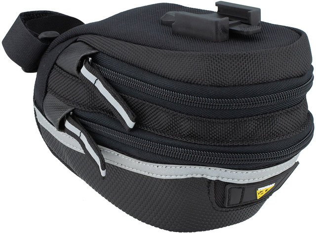 Topeak Bolsa de sillín con set de herramientas Survival Tool Wedge Pack II - negro/1,25 litros