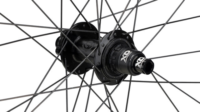 crankbrothers Set de Roues Synthesis E Industry Nine Alu Disc 6 trous 27,5" Boost - black/Set de 27,5" (avant 15x110 Boost + arrière 12x148 Boost) SRAM XD