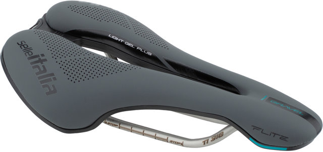Selle Flite Boost TI316 Gravel Superflow - noir-gris/L