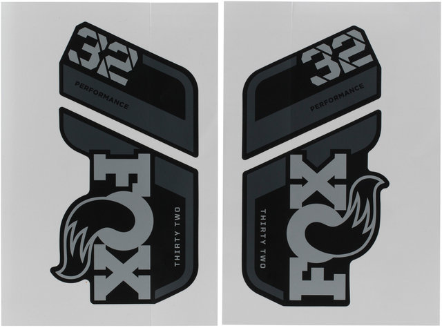 Fox Racing Shox Decal Kit Aufklebersatz für 32 Federgabel Modell 2021 - gray/Performance-Series