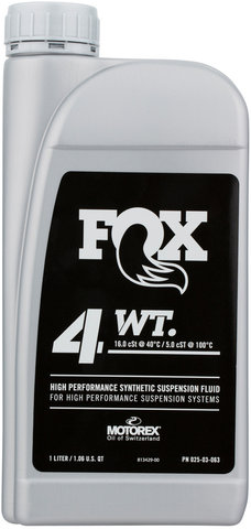 Fox Racing Shox Aceite para amortiguadores Suspension Fluid 4 WT - universal/Botella, 1 Litro