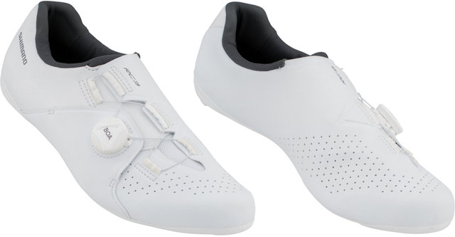 Shimano Zapatillas de ciclismo de ruta anchas SH-RC300E - white/42