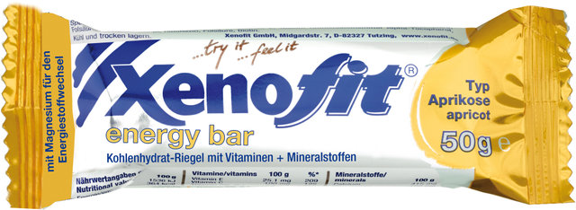 Xenofit Barrita energética energy bar - 1 unidad - albaricoque/50 g