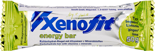 Xenofit Barre Énergétique energy bar - 1 pièce - ingwer-limone/50 g