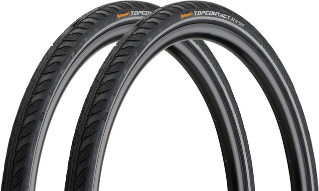 Continental Top Contact II Vectran Breaker 28" Folding Tyre Set of 2 - black/37-622