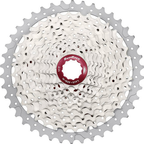 SunRace Cassette CSMX8 de 11 velocidades - black chrome/11-42