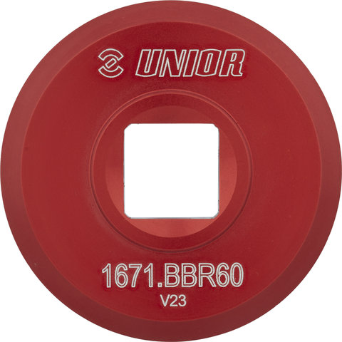 Unior Bike Tools Herramienta de ejes de pedalier 1671.BBR60 - red
