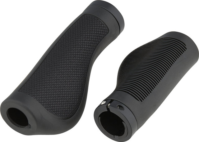 Brooks Cambium Ergonomic Rubber Lenkergriffe für Drehgriffschalter einseitig - black/130 mm / 100 mm