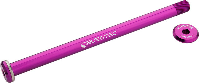 Burgtec Eje pasante trasero para Santa Cruz V10 - purple rain/157 mm