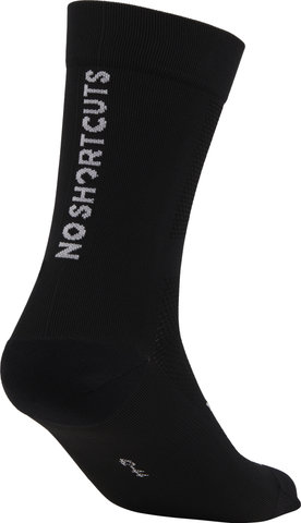 Scott Chaussettes Performance No Shortcuts Crew - black-white/42 - 44