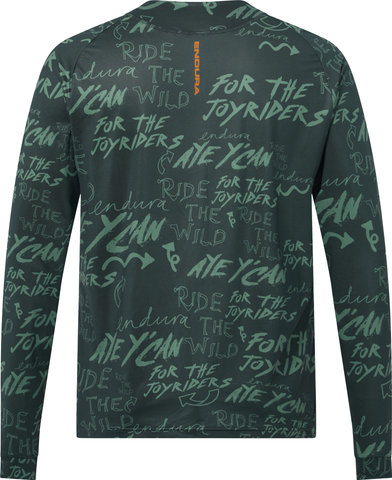 Endura Maillot Singletrack Print L/S - carbon grey | M