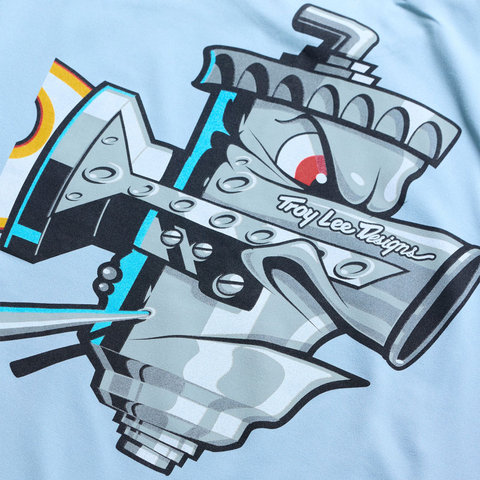 Troy Lee Designs Ruckus Ride Carbs L/S Youth Jersey - dawn blue | M