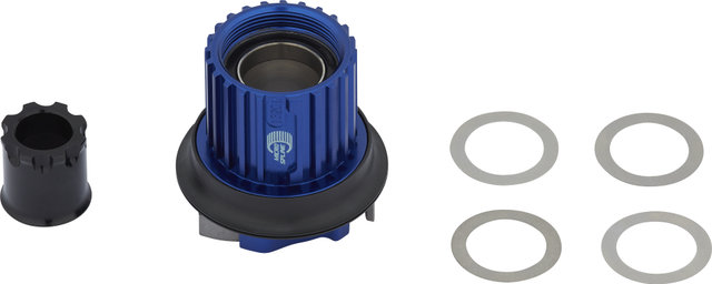 tune Kit de conversion avec corps de roue libre standard pour axe traversan - bleu/Shimano Micro Spline