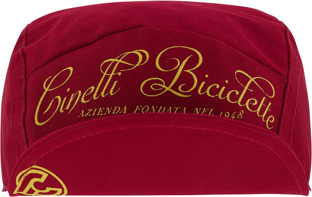 Cinelli Gorra ciclista Explorer - via folli burgundy | one size