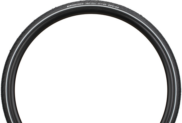 Cubierta de alambre Marathon Plus 28" - negro-reflejante/28-622 (28x1,10)