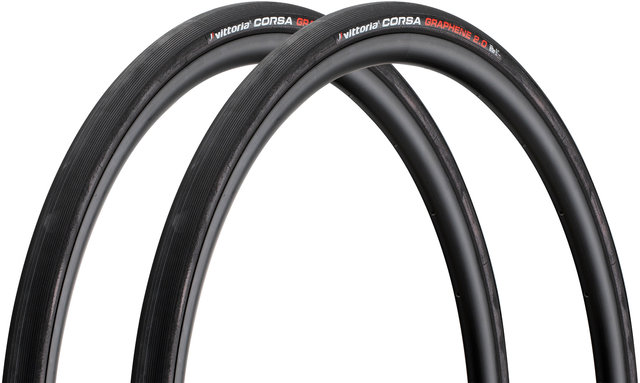 Vittoria Set de 2 Pneus Souples Corsa G2.0 28" - noir/25-622 (700x25C)