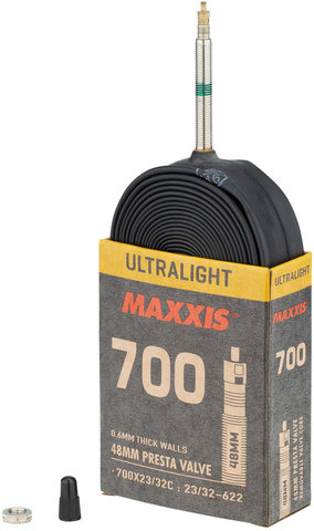 Maxxis Cámara de aire Ultralight Low Lead 28" - negro/700 x 23-32 SV 48 mm