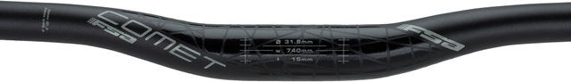 FSA Comet 15 mm Riser 31.8 Handlebars - black/740 mm 9°