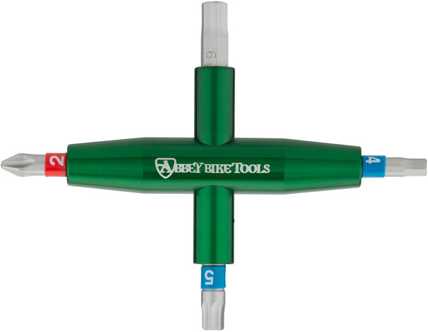 4-Way Multi-tool - green/4 mm, 5 mm, 6 mm, PH2