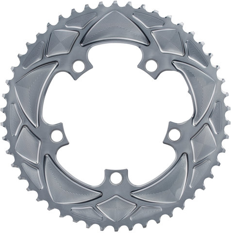 absoluteBLACK Round Road Chainring for 110/5 BCD - grey/50 tooth