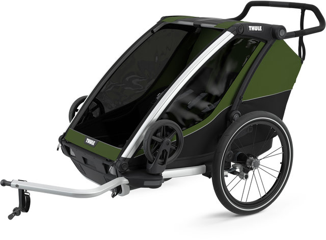 Thule Chariot Cab 2 Kids Trailer - cypress green/universal