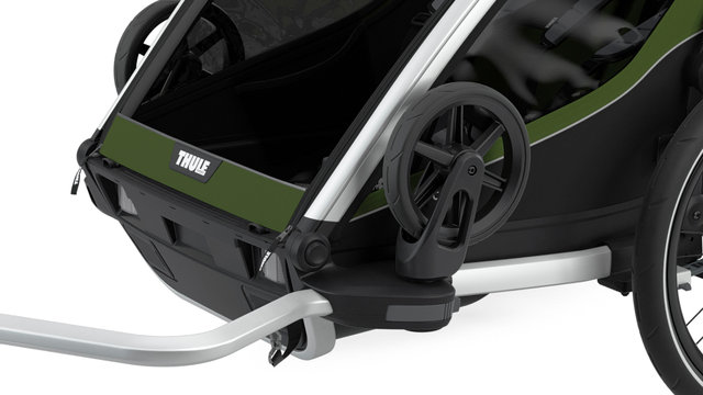 Thule Chariot Cab 2 Kinderanhänger - cypress green/universal