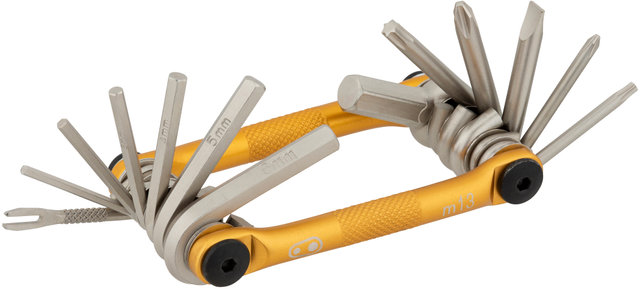 crankbrothers Herramienta multiusos M13 Multitool - gold/universal