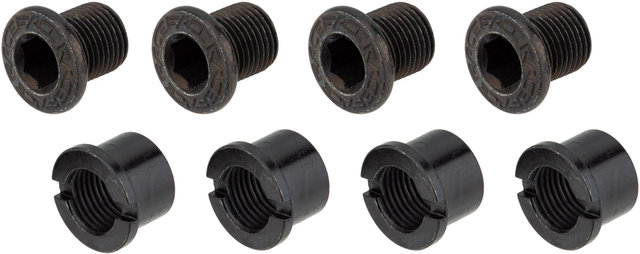Chainring Bolts, Steel, 4-arm, Short - black/universal