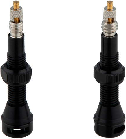 Válvula tubeless en set de 2 - negro/SV 35 mm