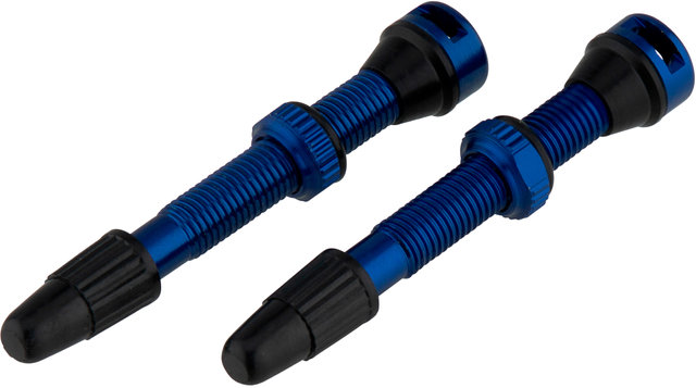 Válvula tubeless en set de 2 - azul/SV 44 mm
