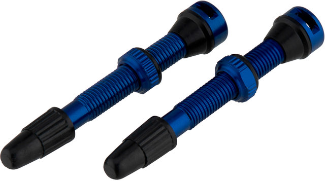 tune Tubeless-Ventil 2er-Set - blau/SV 44 mm