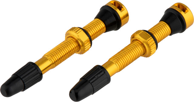 Válvula tubeless en set de 2 - gold/SV 44 mm