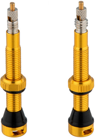 Válvula tubeless en set de 2 - gold/SV 44 mm