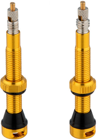 tune Tubeless Valve Set - gold/Presta 44 mm