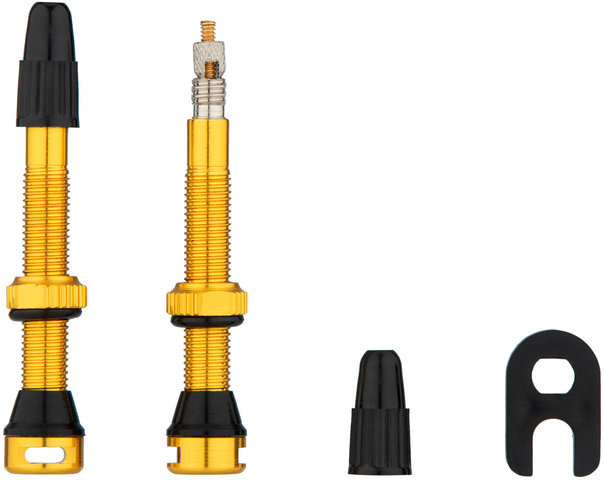 Válvula tubeless en set de 2 - gold/SV 44 mm