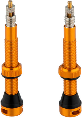 Set de 2 Valves Tubeless - orange/SV 44 mm