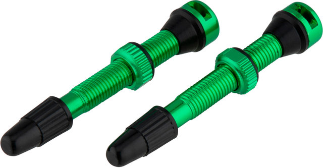 Válvula tubeless en set de 2 - verde cardenillo/SV 44 mm