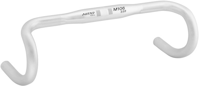 NITTO Manillar M106-SSB 31.8 - plata/40 cm