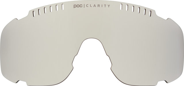 POC Verre pour Lunettes de Sport Devour 2024 - clarity road-sunny silver/clarity road-sunny silver