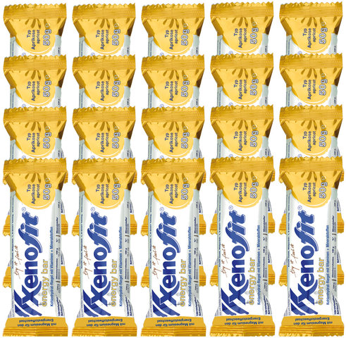 Xenofit Barrita energética energy bar - 20 unidades - albaricoque/1000 g