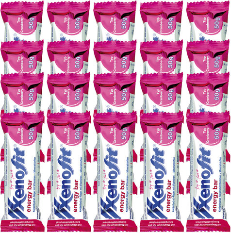 energy bar - 20 pcs. - cranberry/1000 g