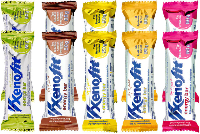 Xenofit Barrita energética energy bar - 10 unidades - mixto/500 g